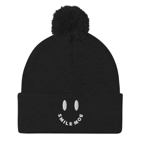 "OUT MY MIND" Pom-Pom Beanie