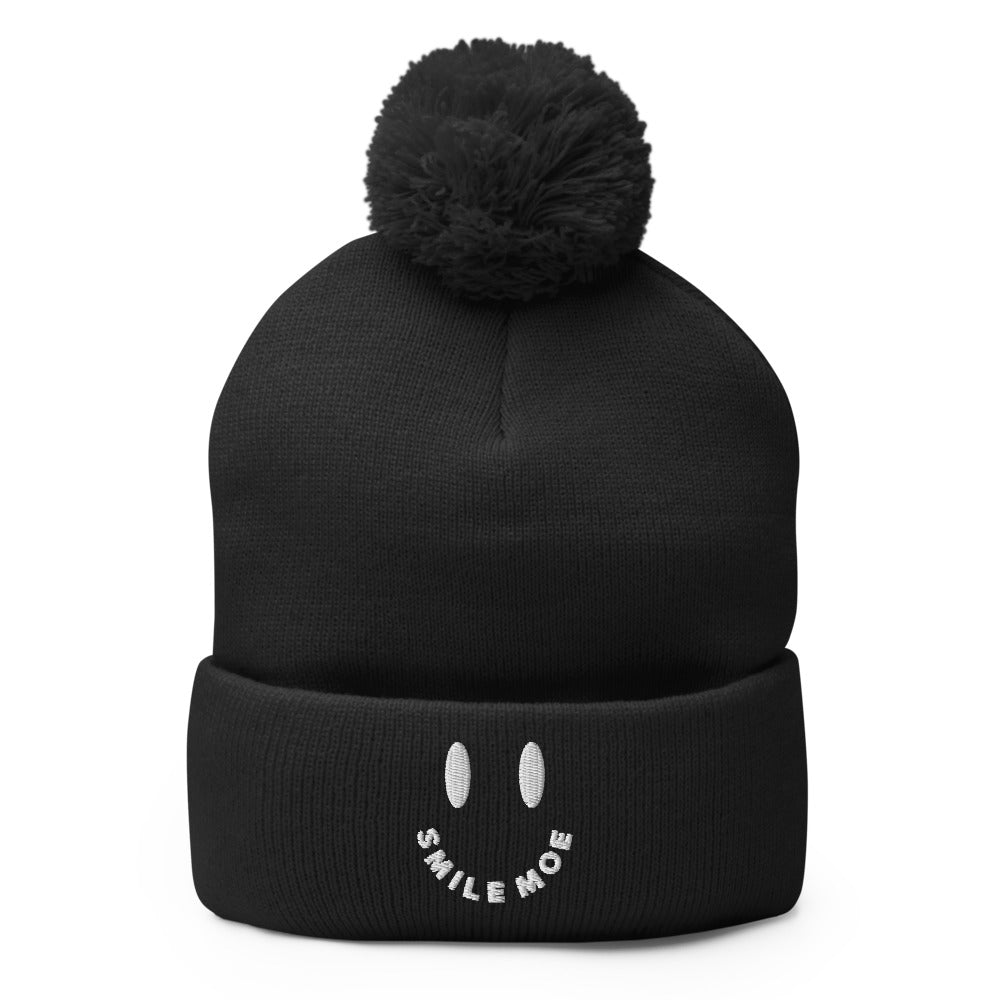 "OUT MY MIND" Pom-Pom Beanie