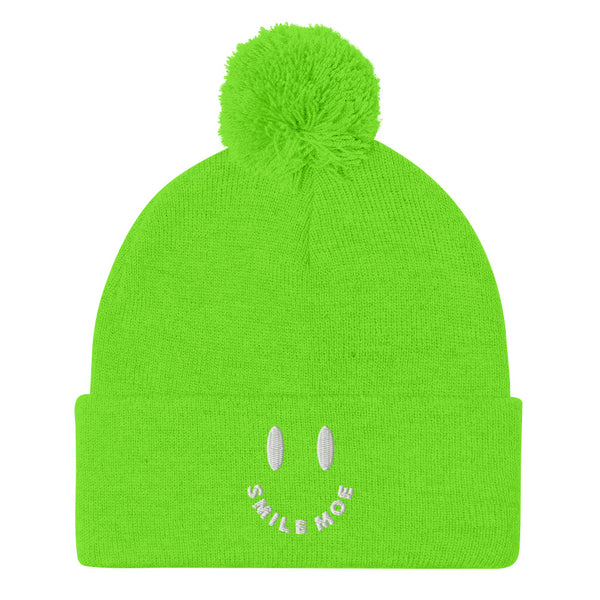 "OUT MY MIND" Pom-Pom Beanie