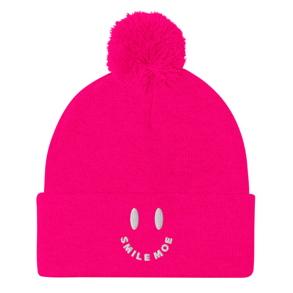 "OUT MY MIND" Pom-Pom Beanie