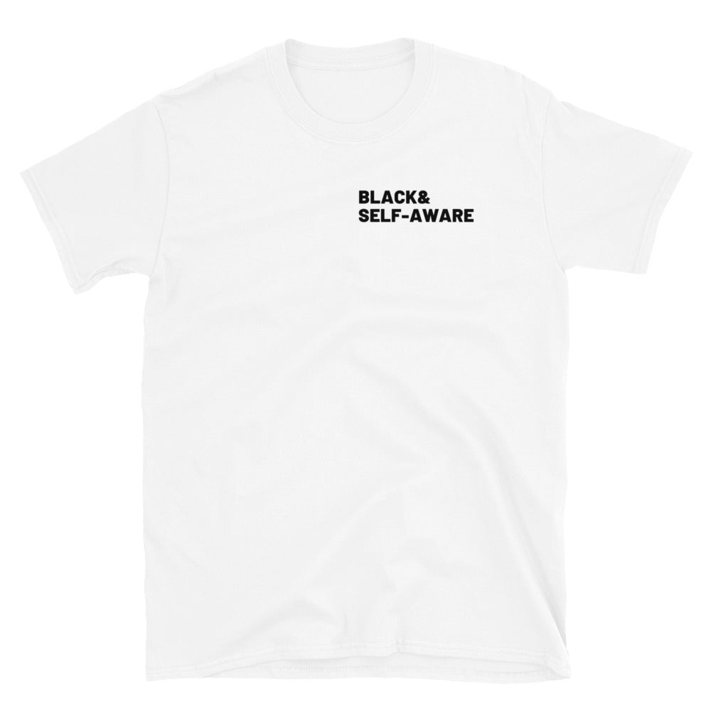 "SELF-AWARE" Short-Sleeve Unisex Tee