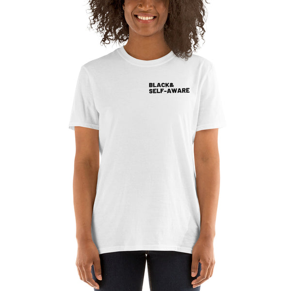 "SELF-AWARE" Short-Sleeve Unisex Tee