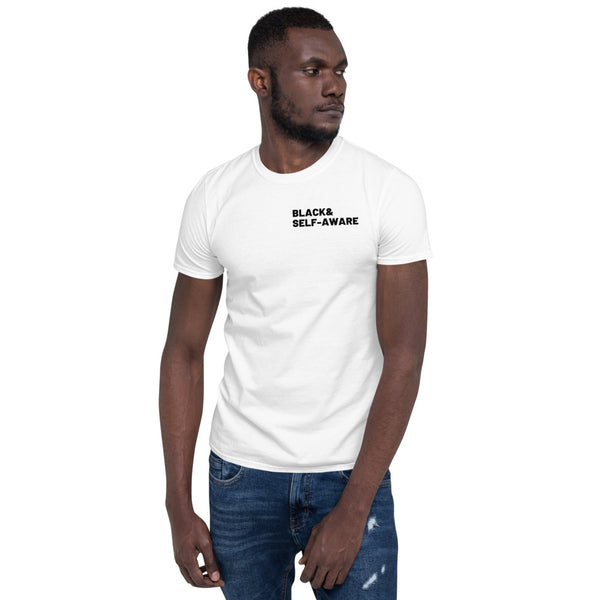 "SELF-AWARE" Short-Sleeve Unisex Tee