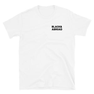 "ABROAD" Short-Sleeve Unisex Tee