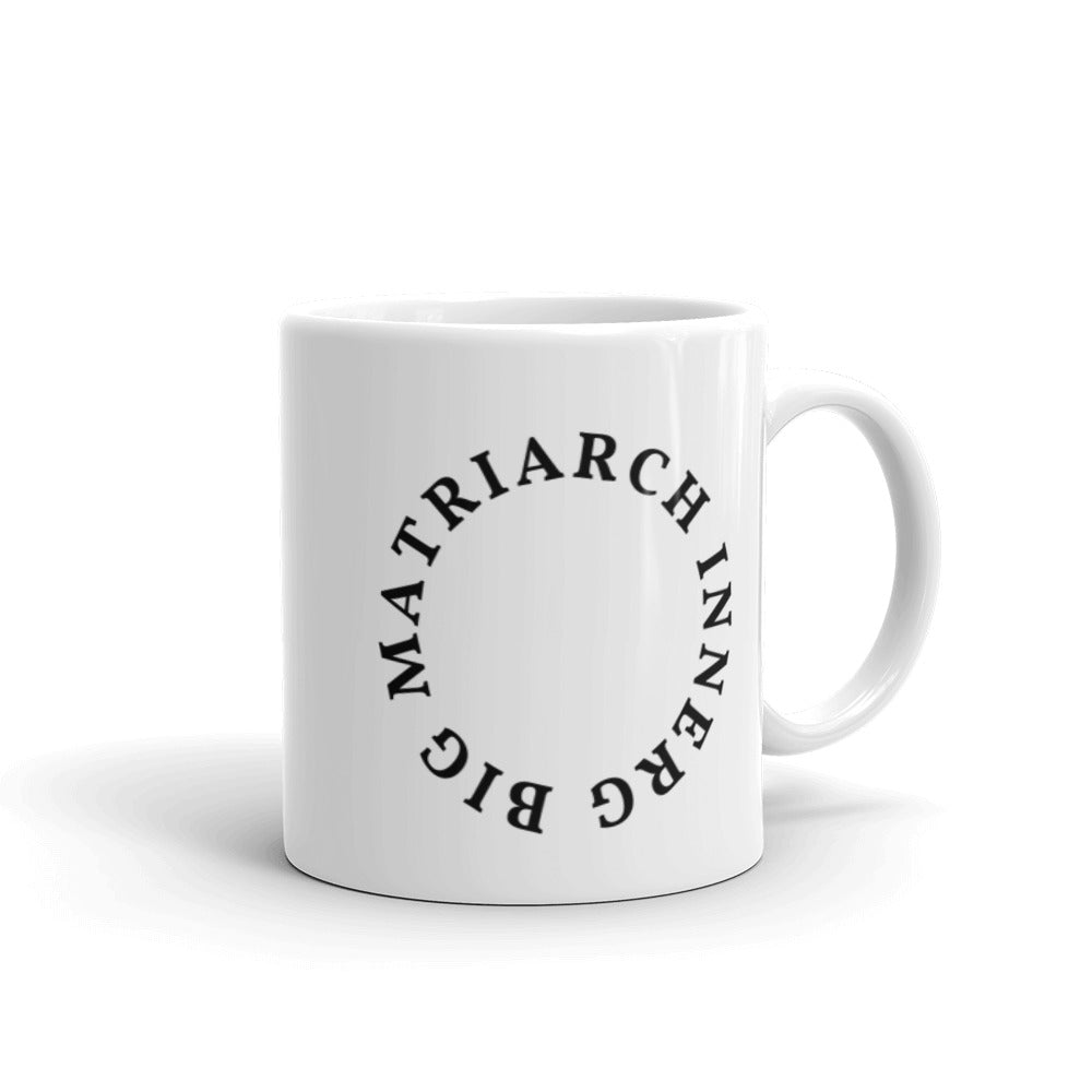 "MATRIARCH INNERG" White Glossy Mug